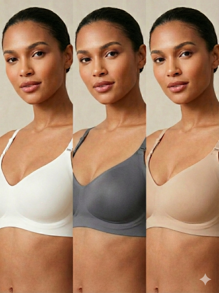 חזיית נוחות ללא תפרים וללא ברזלים לנשים