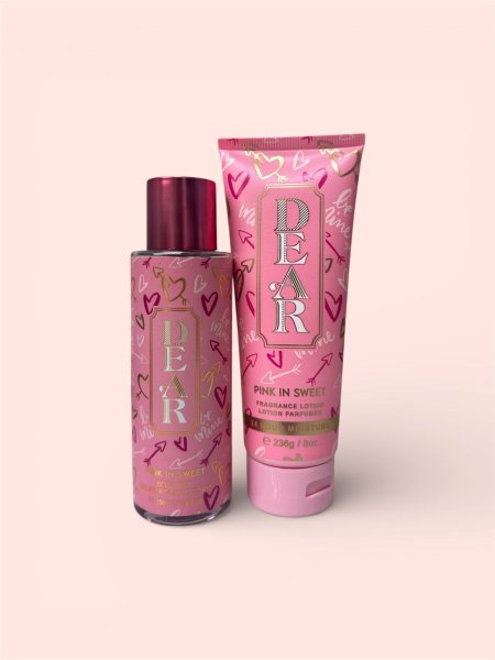 מארז טיפוח לגוף KISS - לוטיון וספריי גוף