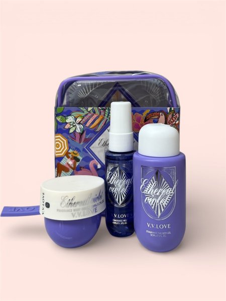 מארז טיפוח Ethereal Violet – V.V.LOVE Gift Set