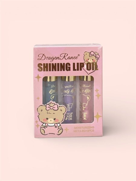 מארז שמן שפתיים Dragon Ranee – Shining Lip Oil Set