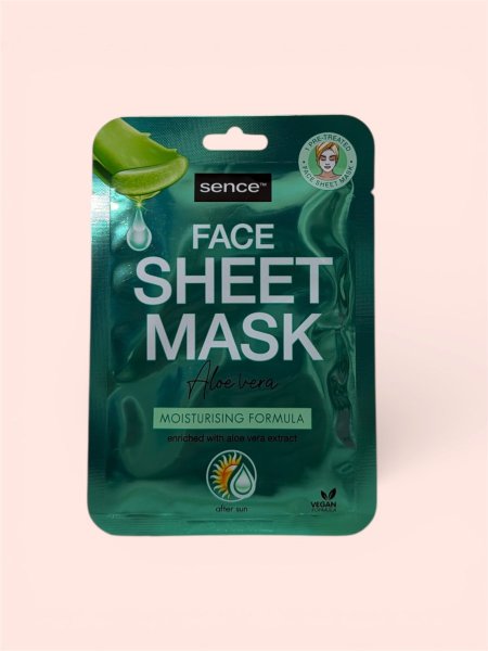 מסכת בד לפנים אלוורה – Sence Face Sheet Mask Aloe Vera