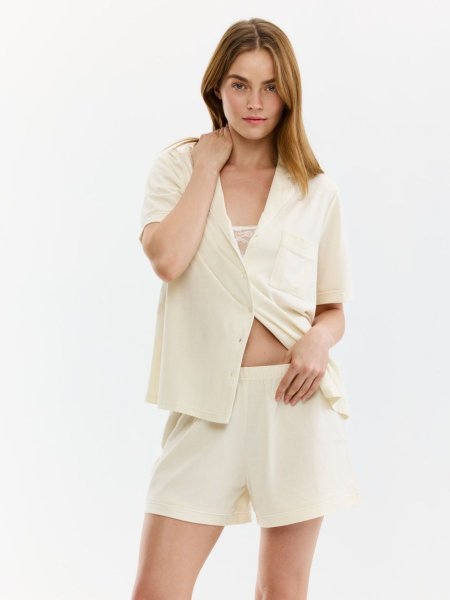 סט פיג’מה מכופתרת מארז מתנה