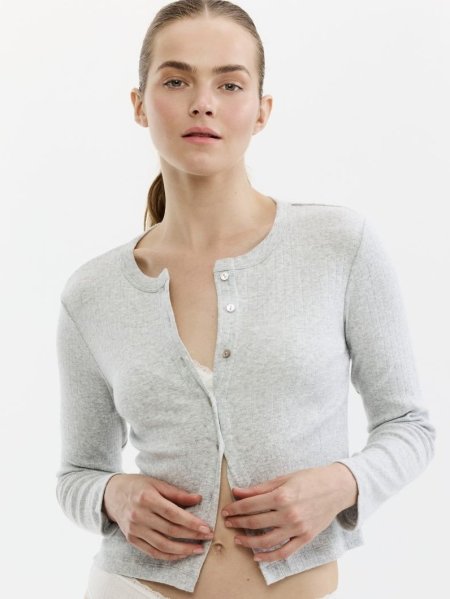 קרדיגן כותנה פויינטל