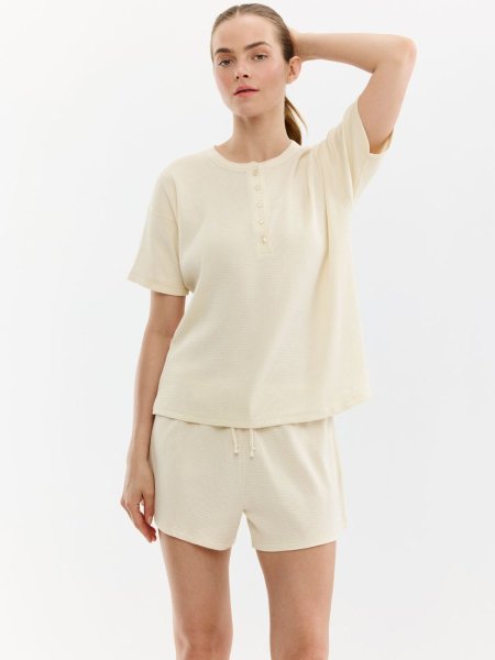 סט פיג’מת וופל מארז מתנה