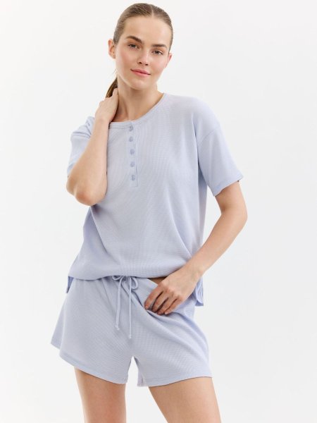 סט פיג’מת וופל מארז מתנה