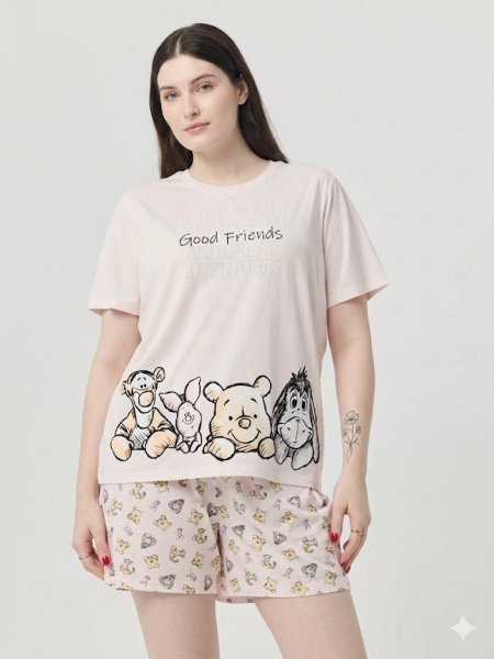 סט פיג’מה קצרה WINNIE THE POOH