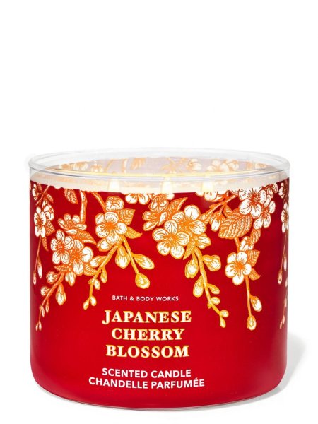 Japanese Cherry Blossom נר 3 פתילים