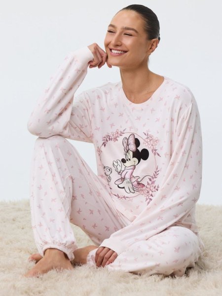 סט פיג’מה ארוכה ריב HELLO KITTY