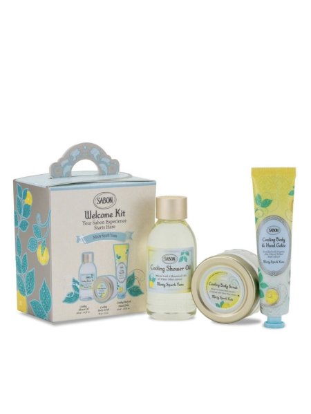 Welcome Kit Minty Spark Yuzu Sabon