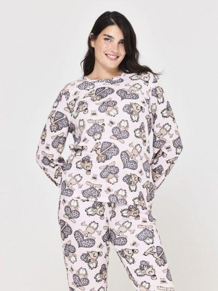 סט פיג’מה ארוכה GARFIELD