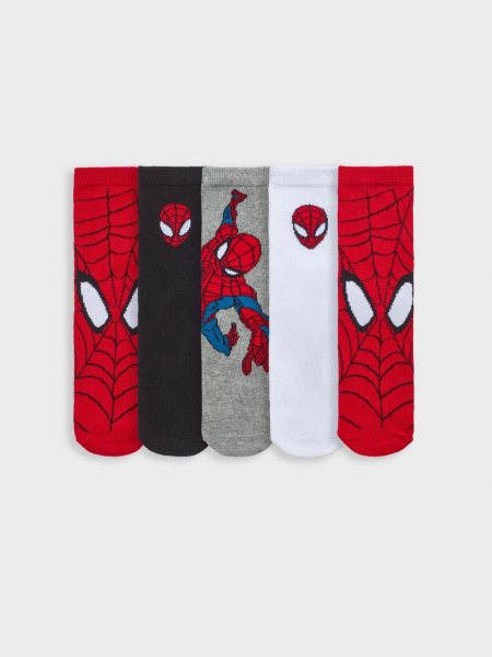 מארז 5 גרביים אורך רגיל SPIDERMAN