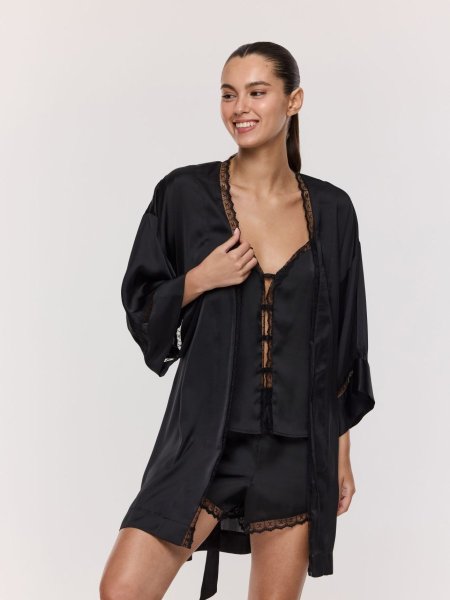 סט בייבידול סאטן נוי