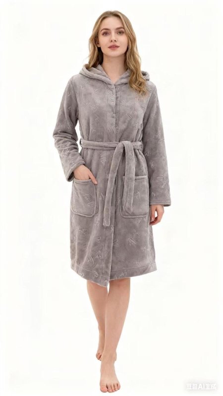 חלוק קטיפה ארוך ‏Emily