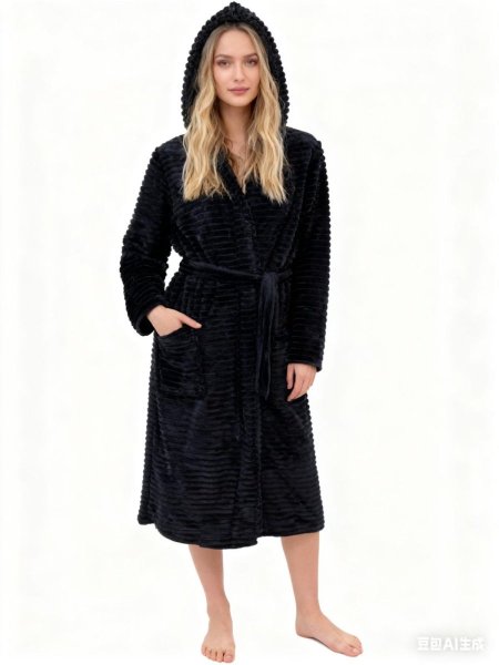 חלוק קטיפה ארוך ‏Emily