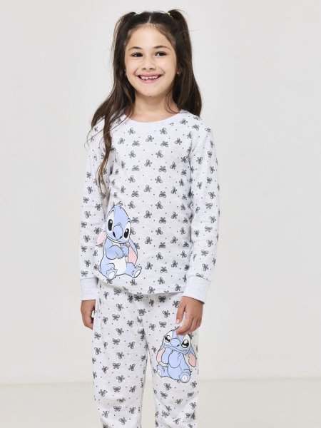 סט פיג’מה ארוכה לעונת המעבר STITCH