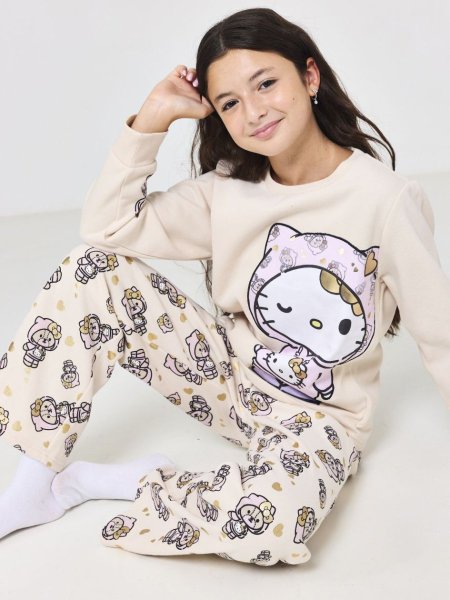 סט פיג’מה פוטר HELLO KITTY