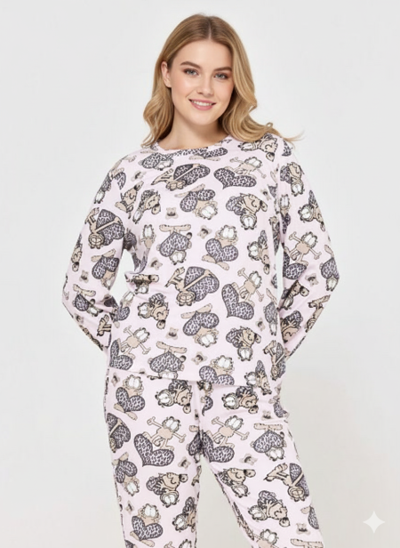 סט פיג’מה ארוכה GARFIELD