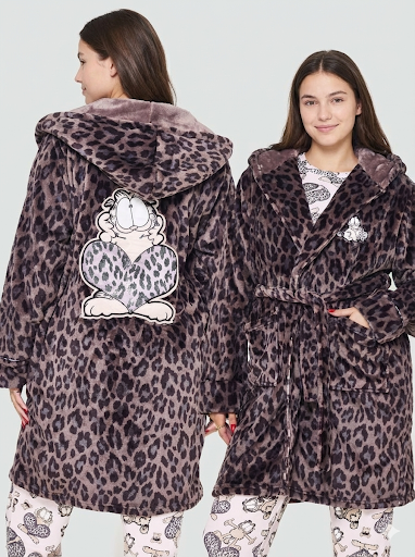 חלוק בית פלאפי GARFIELD LEOPARD