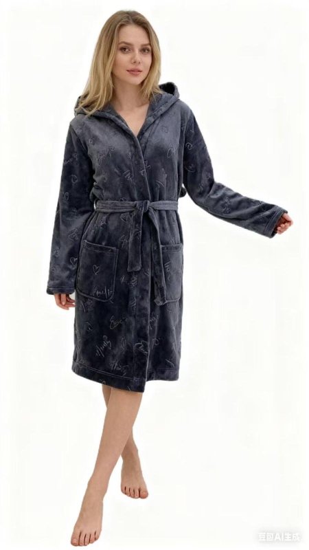 חלוק קטיפה ארוך ‏Emily